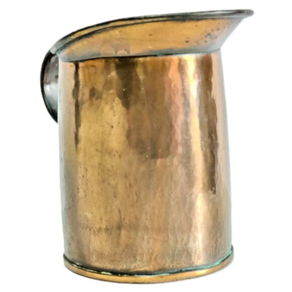 Antique Vintage Handcrafted Copper Pitcher W.A.L Stamp 4.5”x3” & 2.5"x1.75" - Picture 5 of 13